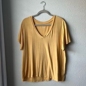 Yellow soft t shirt